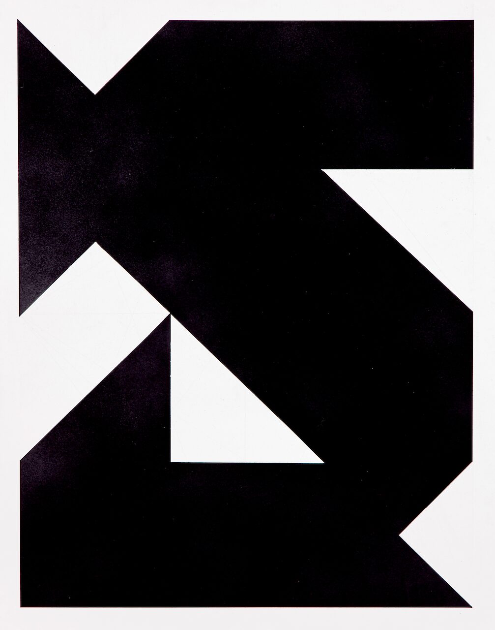 Abstract painting with shifting shapes and tones, evoking both familiarity and unease through subtle changes in perception.